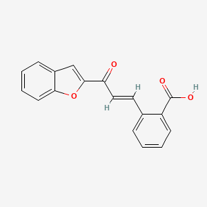 2-(3-(Benzofuran-2-yl)-3-oxoprop-1-en-1-yl)benzoic acid