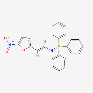 2-(5-Nitrofuran-2-yl)-N-(triphenylphosphoranylidene)ethenamine