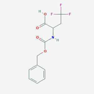 2-{[(Benzyloxy)carbonyl]amino}-4,4,4-trifluorobutanoic acid