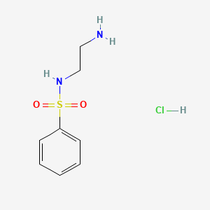 molecular formula C8H13ClN2O2S B1289648 N-(2-aminoethyl)benzenesulfonamide hydrochloride CAS No. 53672-99-4