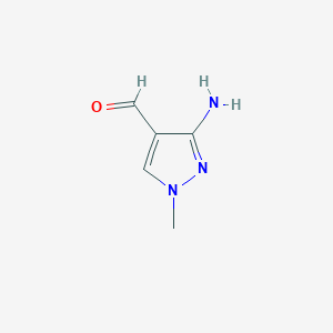3-amino-1-methyl-1H-pyrazole-4-carbaldehyde