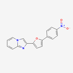 2-(5-(4-Nitrophenyl)furan-2-yl)imidazo[1,2-a]pyridine