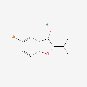 5-Bromo-2-(propan-2-yl)-2,3-dihydro-1-benzofuran-3-ol