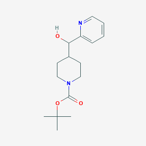 molecular formula C16H24N2O3 B1289676 Tert-butyl 4-(hydroxy(pyridin-2-YL)methyl)piperidine-1-carboxylate CAS No. 333986-05-3