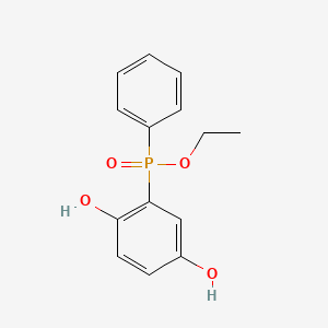 Ethyl (2,5-dihydroxyphenyl)(phenyl)phosphinate