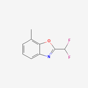 2-(Difluoromethyl)-7-methylbenzo[d]oxazole