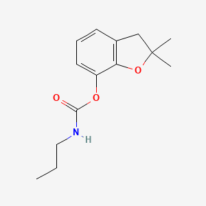 2,2-Dimethyl-2,3-dihydro-1-benzofuran-7-yl propylcarbamate