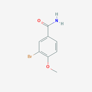 molecular formula C8H8BrNO2 B1289687 3-溴-4-甲氧基苯甲酰胺 CAS No. 200956-55-4