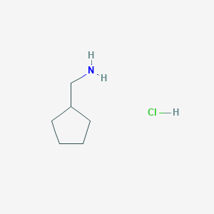 molecular formula C6H14ClN B1289690 Cyclopentylmethanamine hydrochloride CAS No. 58714-85-5
