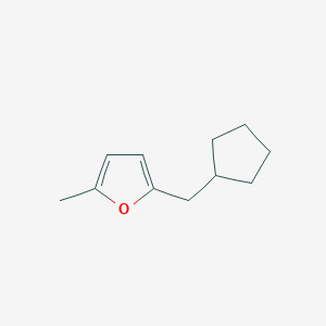 2-(Cyclopentylmethyl)-5-methylfuran