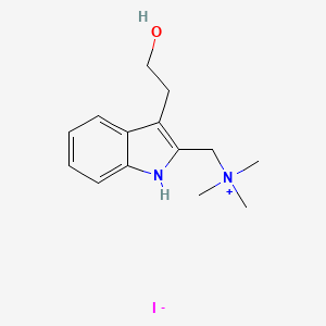 1-(3-(2-Hydroxyethyl)-1H-indol-2-yl)-N,N,N-trimethylmethanaminium iodide