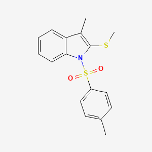 3-methyl-2-(methylthio)-1-tosyl-1H-indole