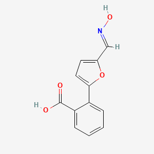 2-{5-[(E)-(hydroxyimino)methyl]furan-2-yl}benzoic acid