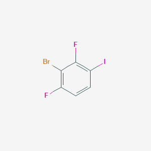 molecular formula C6H2BrF2I B1289714 2-Bromo-1,3-difluoro-4-iodobenzene CAS No. 1208076-06-5
