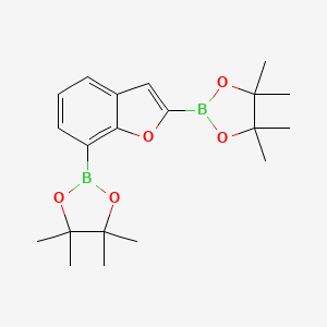 2,2'-(Benzofuran-2,7-diyl)bis(4,4,5,5-tetramethyl-1,3,2-dioxaborolane)