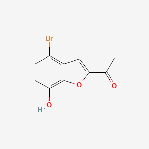 1-(4-Bromo-7-hydroxybenzofuran-2-yl)ethanone