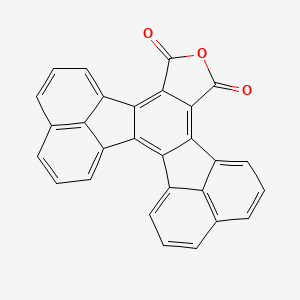 16-oxaoctacyclo[18.7.1.14,8.02,19.03,13.014,18.024,28.012,29]nonacosa-1(27),2,4,6,8(29),9,11,13,18,20,22,24(28),25-tridecaene-15,17-dione