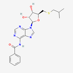 N-Benzoyl-5'-S-(2-methylpropyl)-5'-thioadenosine