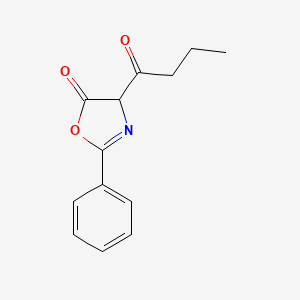 4-Butanoyl-2-phenyl-1,3-oxazol-5(4H)-one