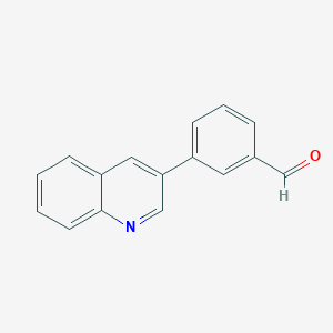 3-(Quinolin-3-YL)benzaldehyde