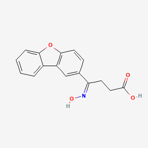 4-(Dibenzo[b,d]furan-2-yl)-4-(hydroxyimino)butanoic acid