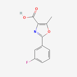 2-(3-Fluorophenyl)-5-methyl-1,3-oxazole-4-carboxylic acid