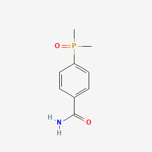 molecular formula C9H12NO2P B12897383 4-(Dimethylphosphoryl)benzamide CAS No. 61738-50-9