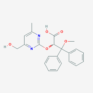 molecular formula C22H22N2O5 B128974 4-羟甲基安博曲坦 CAS No. 1106685-66-8