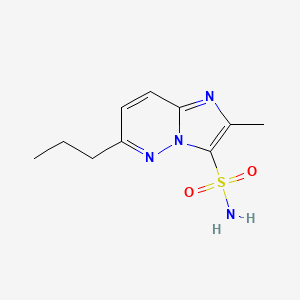 2-Methyl-6-propylimidazo[1,2-b]pyridazine-3-sulfonamide