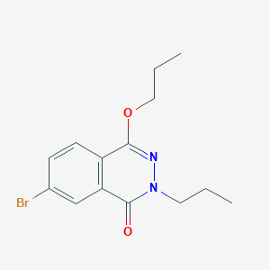 1(2H)-Phthalazinone, 7-bromo-4-propoxy-2-propyl-