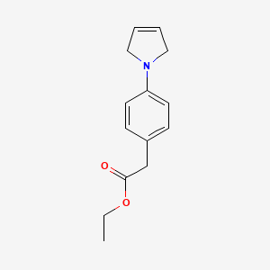 Ethyl [4-(2,5-dihydro-1H-pyrrol-1-yl)phenyl]acetate