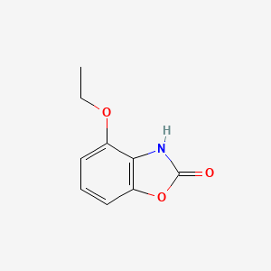 molecular formula C9H9NO3 B12897474 4-Ethoxy-2-hydroxybenzo[d]oxazole 