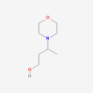 molecular formula C8H17NO2 B1289761 3-Morpholin-4-ylbutan-1-ol CAS No. 35806-22-5