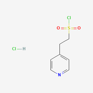 2-(Pyridin-4-yl)ethanesulfonyl chloride hydrochloride