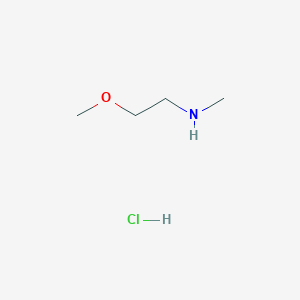 molecular formula C4H12ClNO B1289777 (2-Methoxyethyl)(methyl)amine hydrochloride CAS No. 110802-06-7