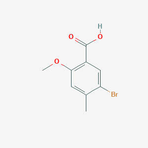 B1289782 5-Bromo-2-methoxy-4-methylbenzoic acid CAS No. 90326-61-7