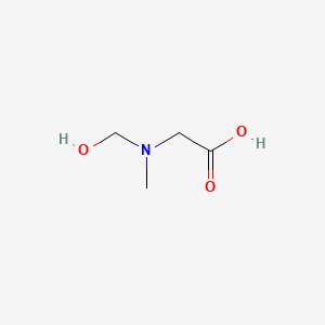 molecular formula C4H9NO3 B12897931 Hydroxymethylsarcosine CAS No. 15826-50-3