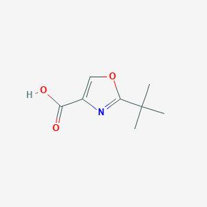 molecular formula C8H11NO3 B1289821 2-(tert-Butyl)oxazole-4-carboxylic acid CAS No. 1060816-08-1