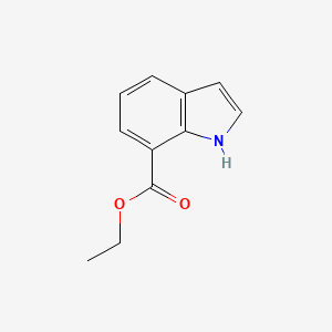molecular formula C11H11NO2 B1289822 ethyl 1H-indole-7-carboxylate CAS No. 205873-58-1