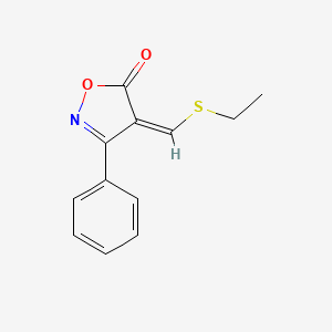 (Z)-4-((Ethylthio)methylene)-3-phenylisoxazol-5(4H)-one