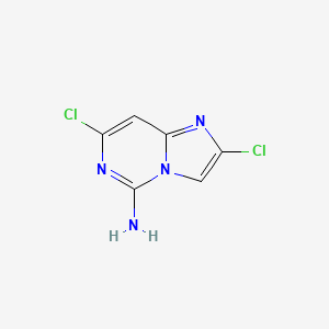 2,7-Dichloroimidazo[1,2-c]pyrimidin-5-amine