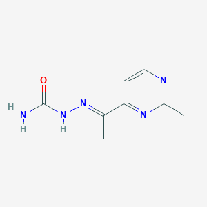 2-(1-(2-Methylpyrimidin-4-yl)ethylidene)hydrazinecarboxamide