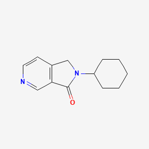 2-Cyclohexyl-1,2-dihydro-3H-pyrrolo[3,4-c]pyridin-3-one