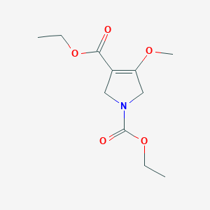 Diethyl 4-methoxy-2,5-dihydro-1h-pyrrole-1,3-dicarboxylate