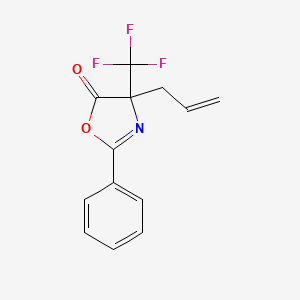 2-Phenyl-4-(prop-2-en-1-yl)-4-(trifluoromethyl)-1,3-oxazol-5(4H)-one