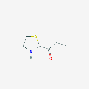 1-(1,3-Thiazolidin-2-yl)propan-1-one