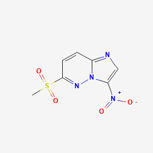 6-(Methanesulfonyl)-3-nitroimidazo[1,2-b]pyridazine