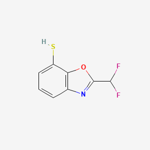 2-(Difluoromethyl)-7-mercaptobenzo[d]oxazole