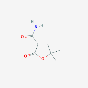 5,5-Dimethyl-2-oxotetrahydrofuran-3-carboxamide