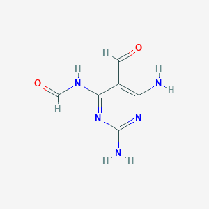 N-(2,6-Diamino-5-formylpyrimidin-4-yl)formamide